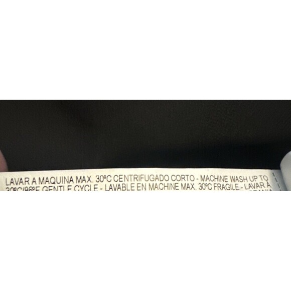 Zara Basic Women’s BLACK Lace Up Front Fit & Flair Dress 3/4 Sleeves Sz S  NWT - Picture 8 of 11